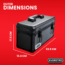 EVORETRO Aluminum Graded Card Storage Case 15-Slot | Black