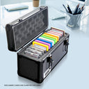 EVORETRO Aluminum Graded Card Storage Case 15-Slot | Black