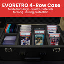 EVORETRO Aluminum Graded Card Storage Box, TSA Lock