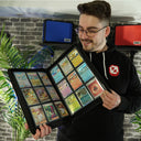 EVORETRO 9-Pocket Zip-Up Trading Card Zipper Binder for 360 cards