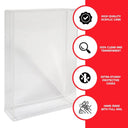 Acrylic Display Case for Star Wars & GI-Joe Carded 3.75" Action Figure Pack of 2