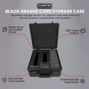 EVORETRO 3 Row with Individual Slot Fit for 42 Graded Cards - Black