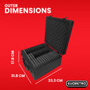 EVORETRO 3 Row with Individual Slot Fit for 42 Graded Cards - Black