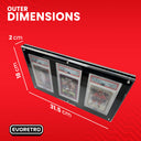 EVORETRO Acrylic Frame for PSA - 3 Slots