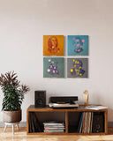 Vinyl Record Display Wall Mount Clear Transparent Minimalist Modern