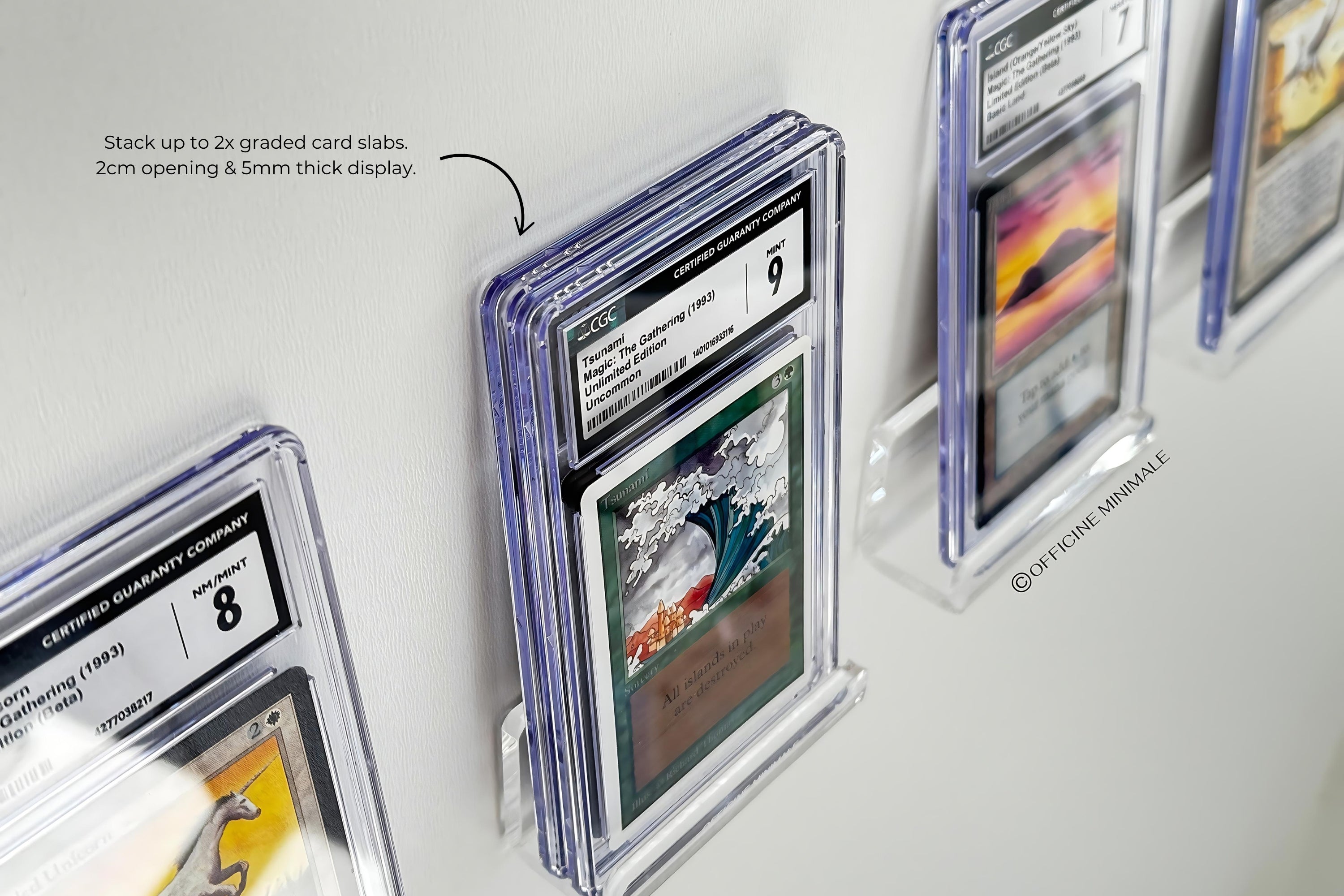 Trading Card Display Wall Mount TCG MTG Trading Card Display Wall Mount TCG MTG