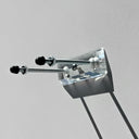premium clear transparent floating skateboard deck wall mount interior storage design hanger display